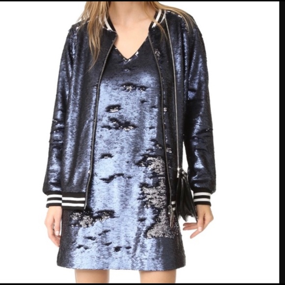 Rebecca Minkoff Mini Sequence Sleeveless Dress - Picture 4 of 16